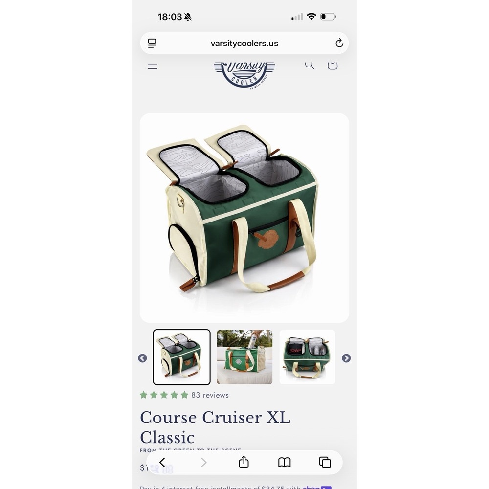 The‎ Original Varsity Cooler Course Cruiser XL Classic